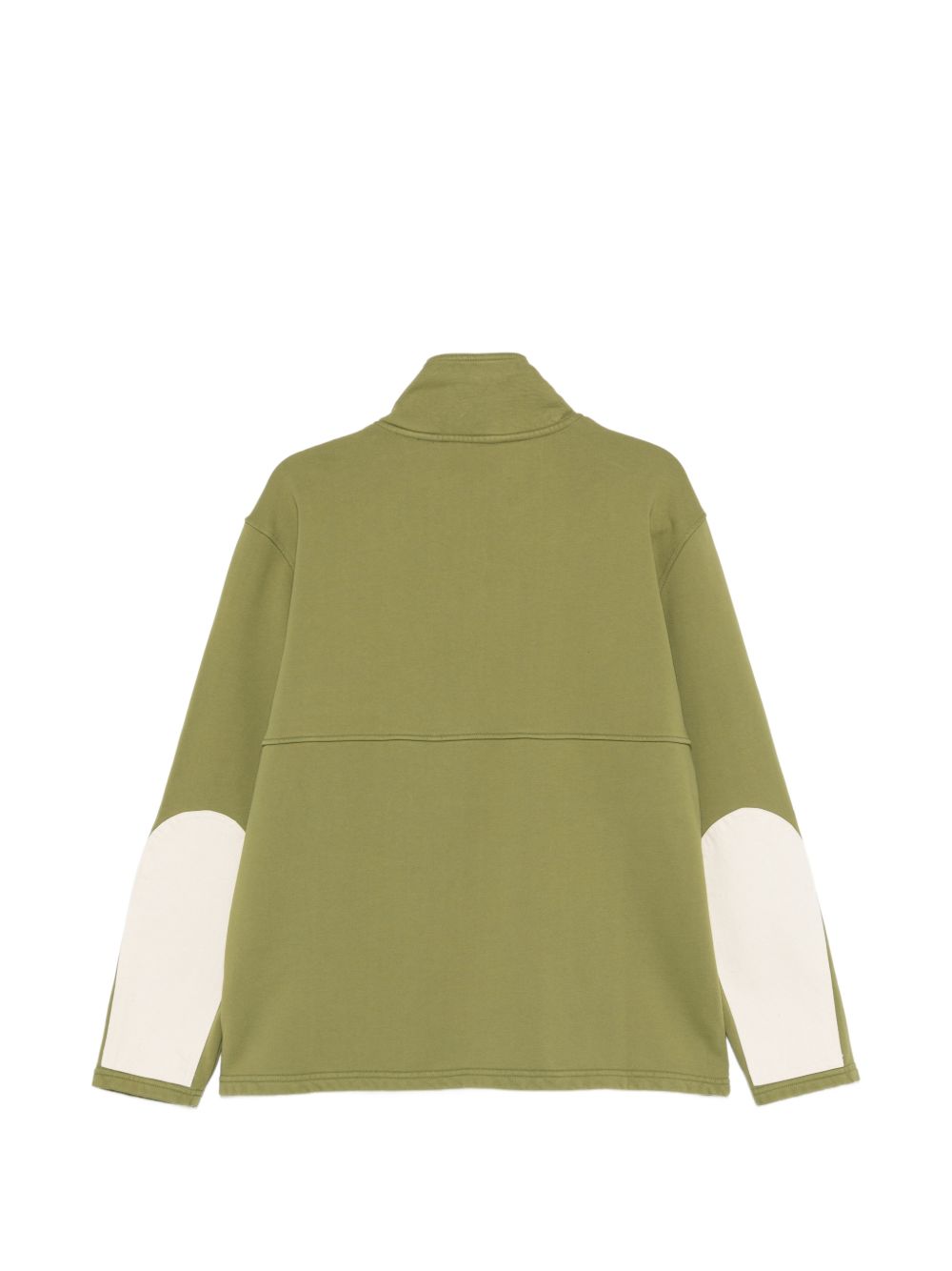 Felpa con zip in verde Namacheko - uomo 