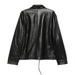 Giacca Cariddi in pelle nero Namacheko - uomo 