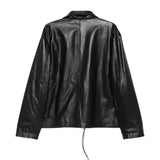 Giacca Cariddi in pelle nero Namacheko - uomo 