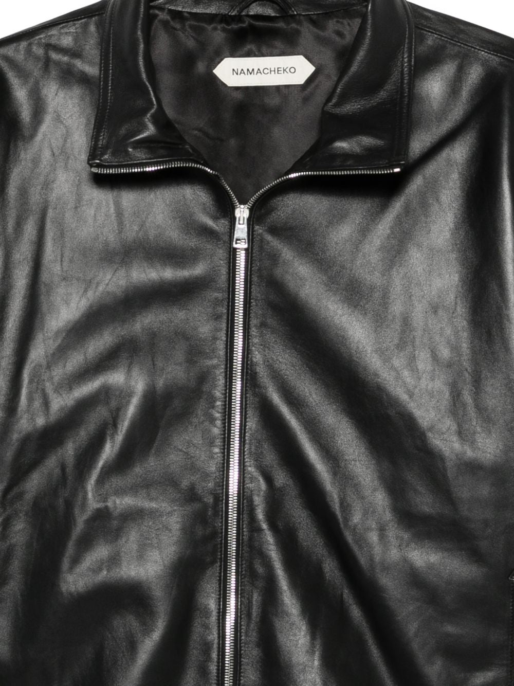Giacca Cariddi in pelle nero Namacheko - uomo 
