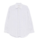 Camicia a righe con colletto classico in bianco Namacheko - uomo 