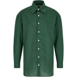 Camicia a righe grinda in verde Namacheko - uomo 