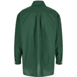 Camicia a righe grinda in verde Namacheko - uomo 