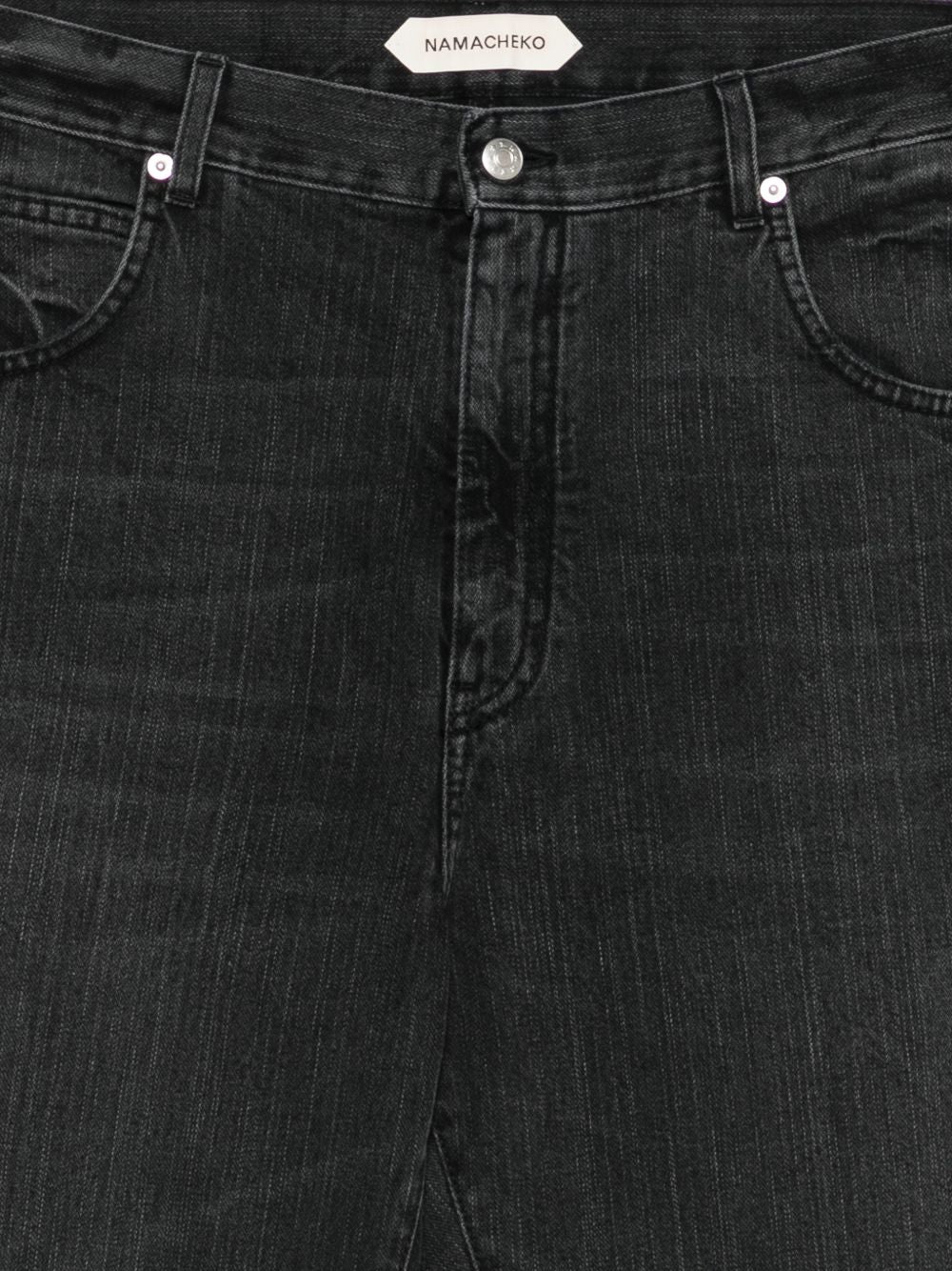 Jeans Warkworth in nero Namacheko - uomo 