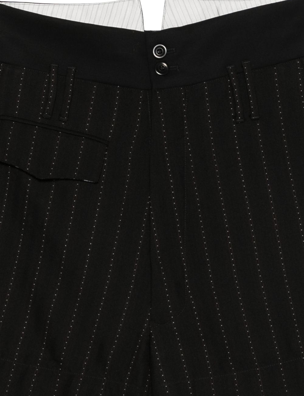 Pantaloncini gessati in nero Namacheko - uomo 