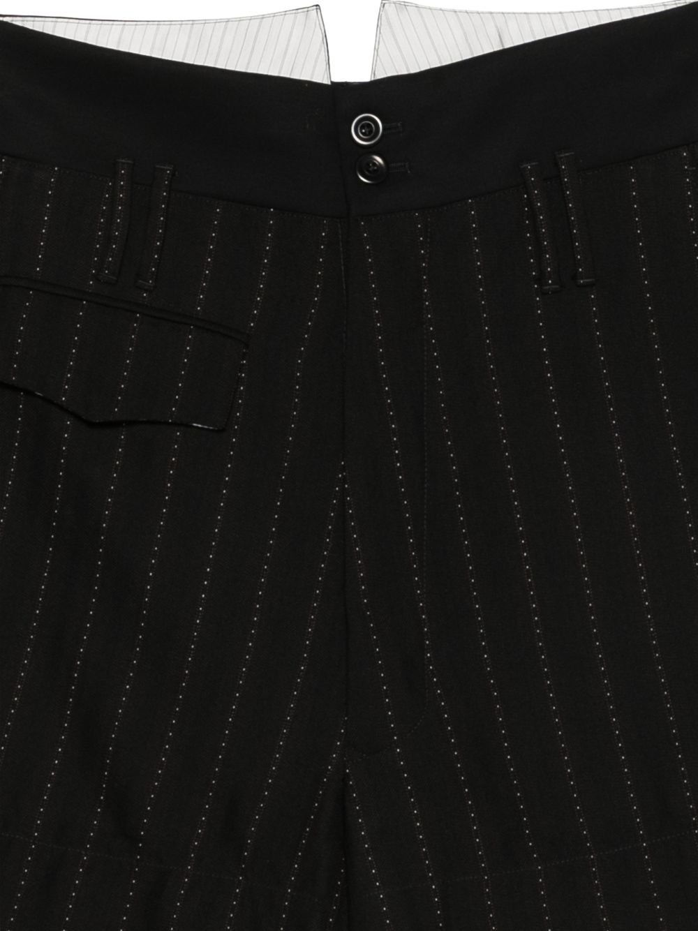 Pantaloncini gessati in nero Namacheko - uomo 