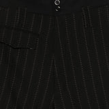 Pantaloncini gessati in nero Namacheko - uomo 