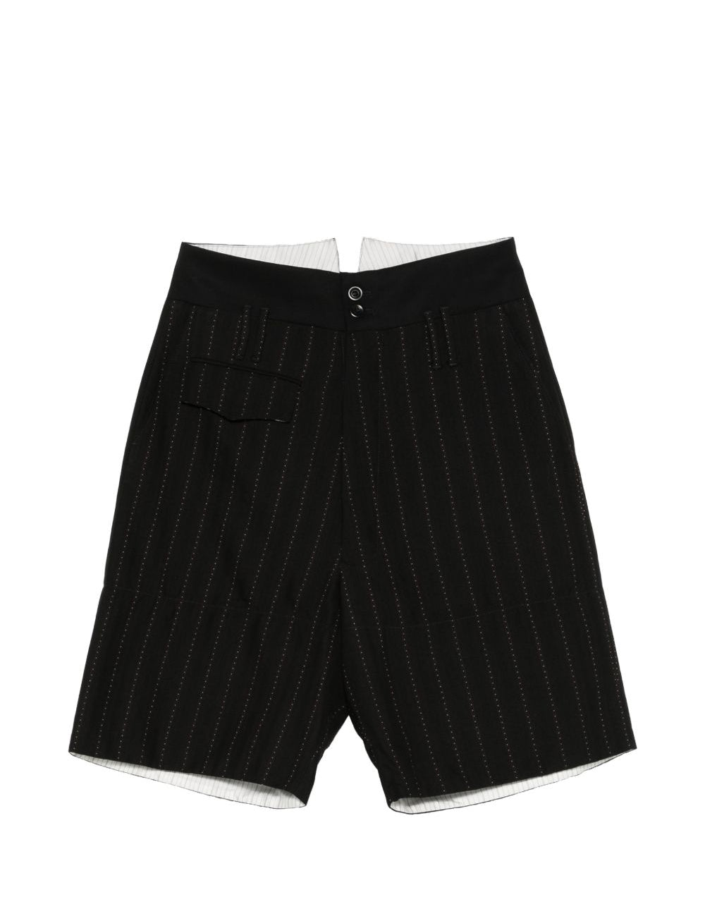 Pantaloncini gessati in nero Namacheko - uomo 