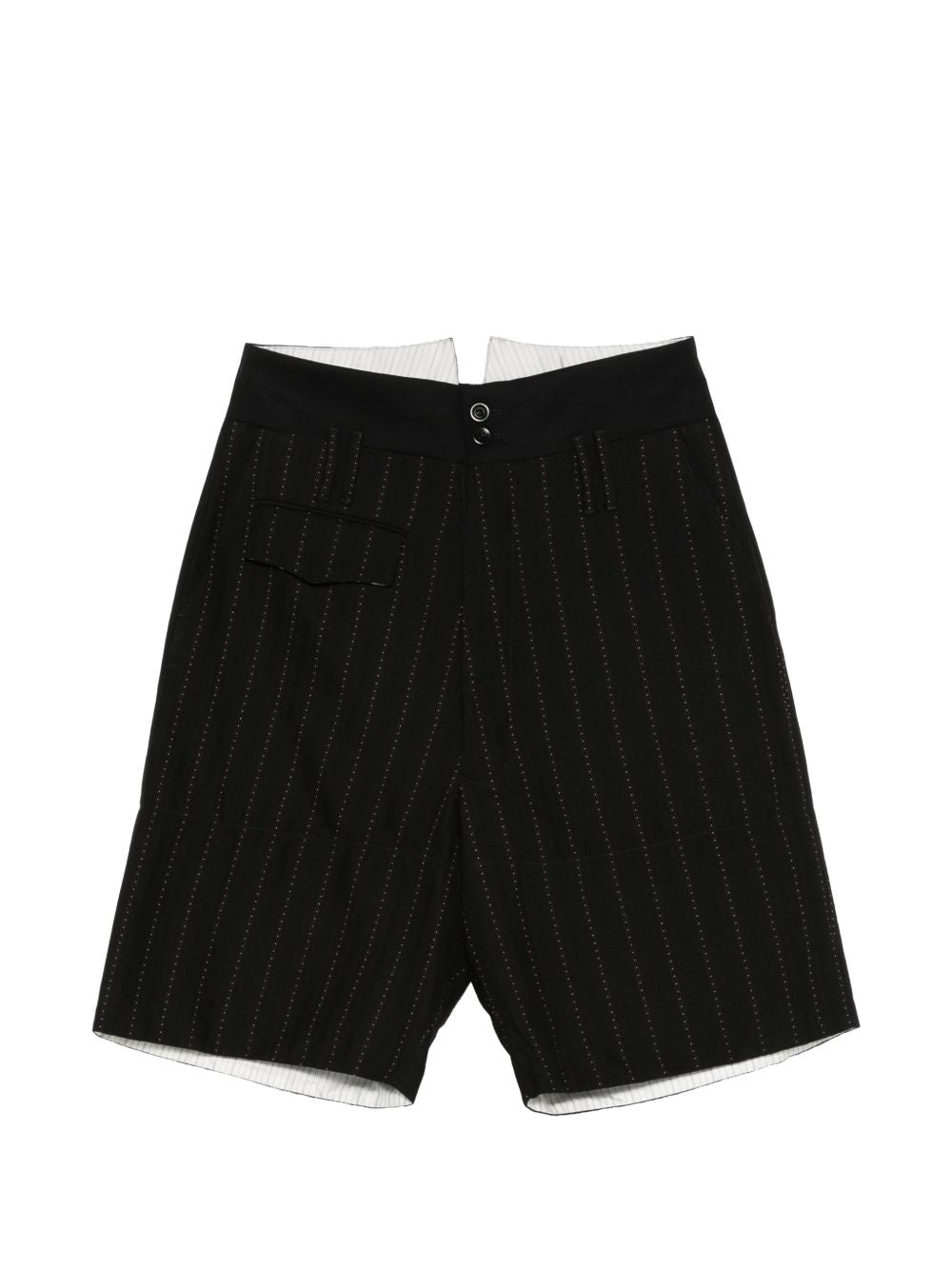 Pantaloncini gessati in nero Namacheko - uomo 