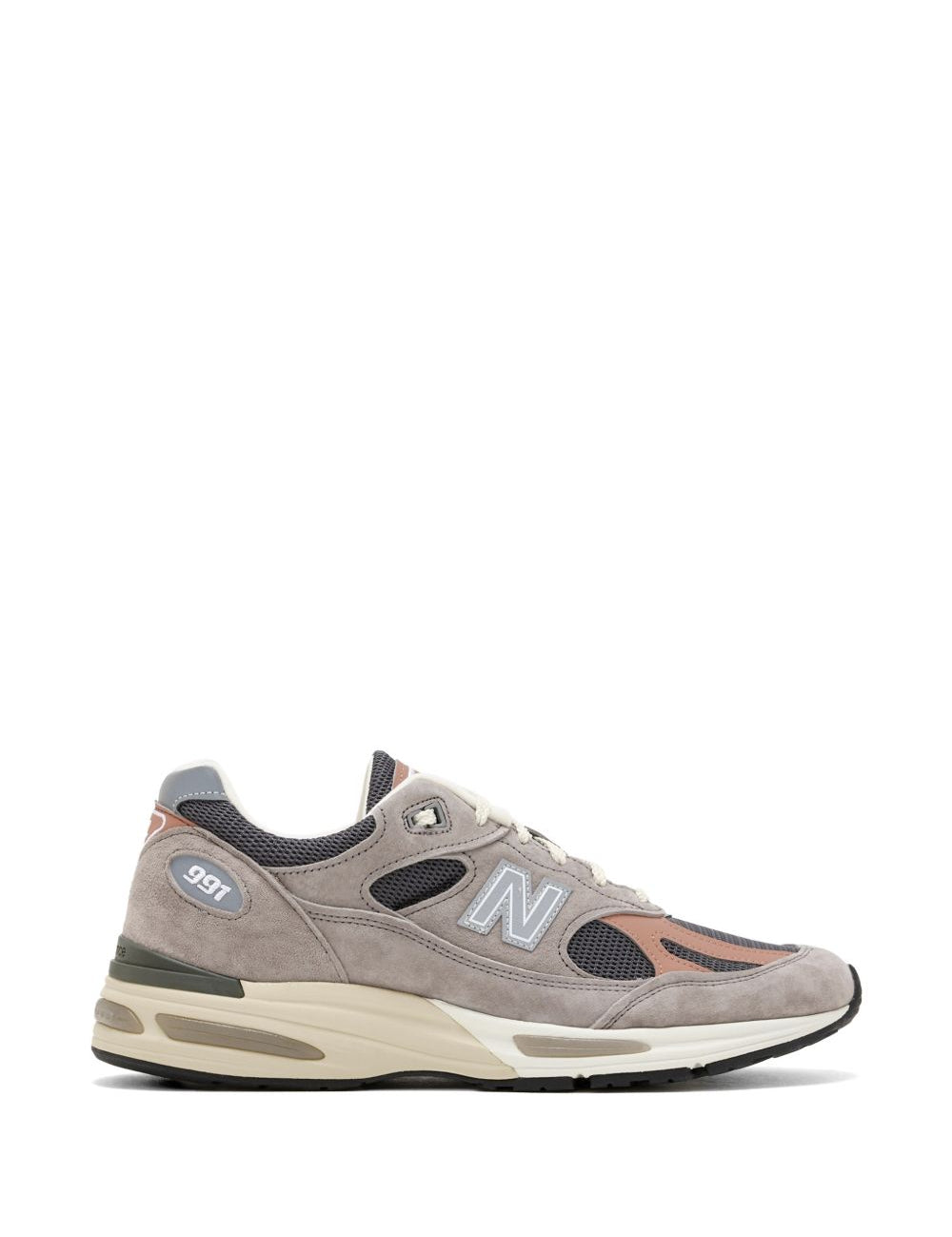 Sneakers 991v2 con inserti traforati in grigio New balance - unisex 