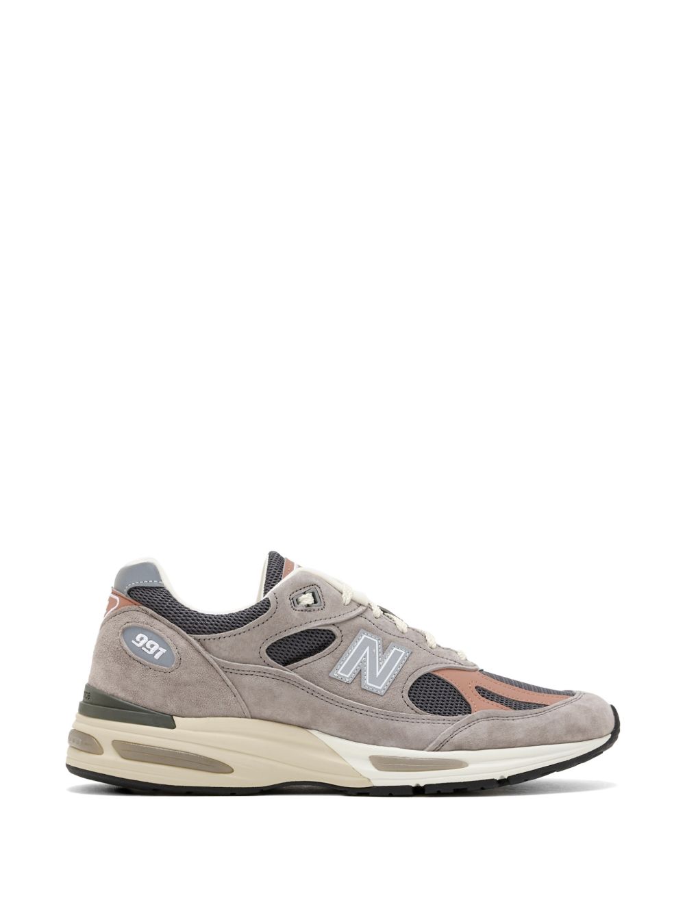 Sneakers 991v2 con inserti traforati in grigio New balance - unisex 