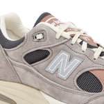Sneakers 991v2 con inserti traforati in grigio New balance - unisex 
