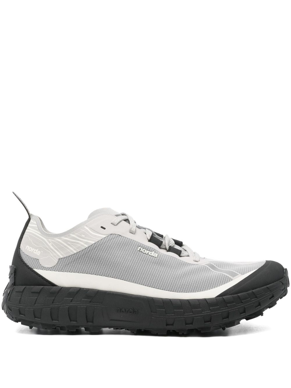 Sneakers con logo in grigio Norda - uomo 