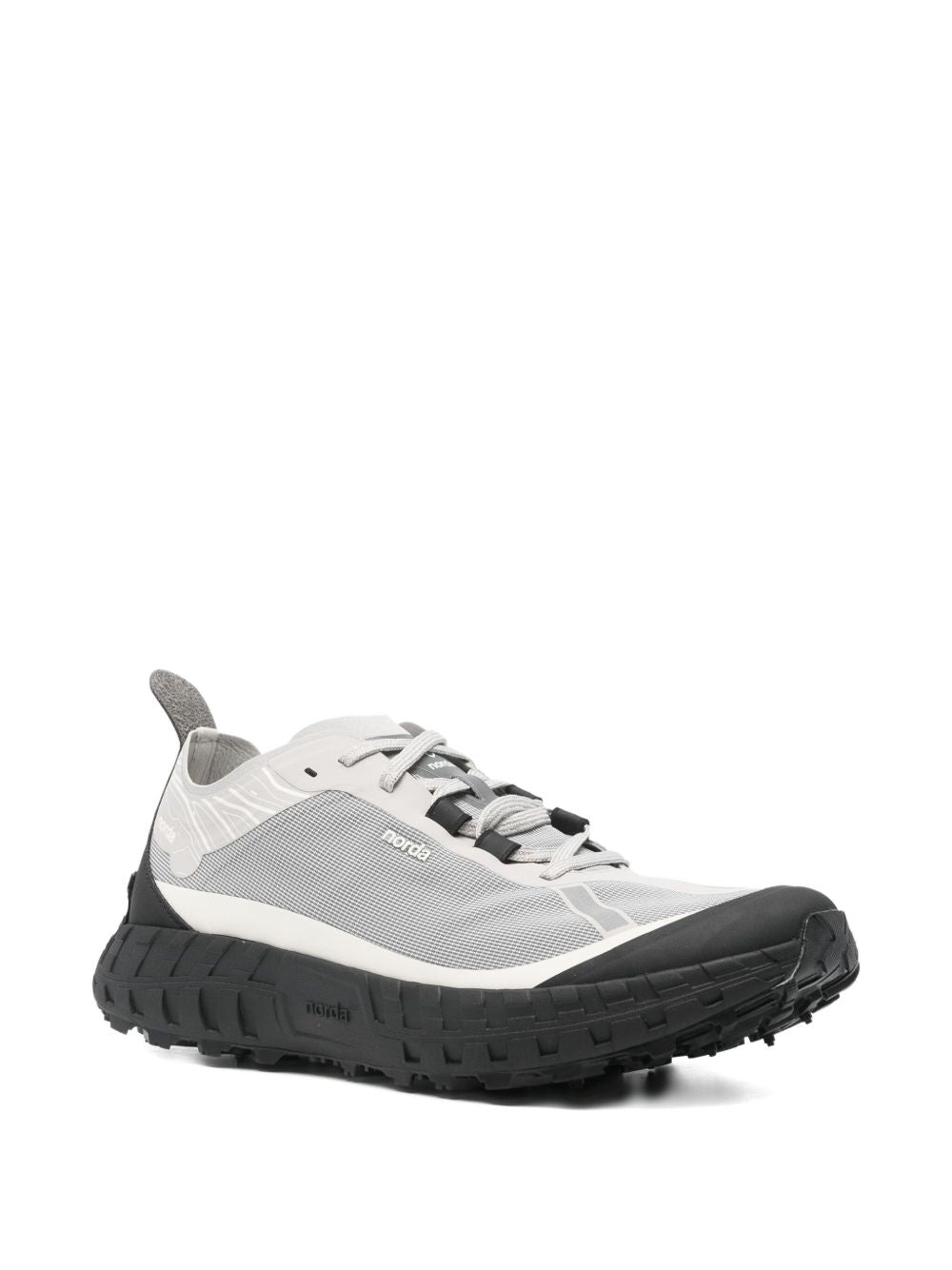 Sneakers con logo in grigio Norda - uomo 