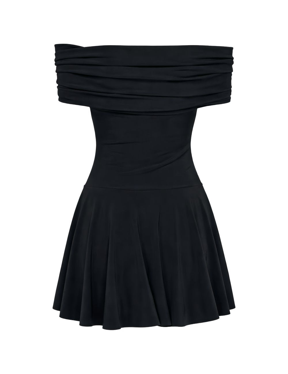 Abito con spalle scoperte in nero Norma kamali - donna 