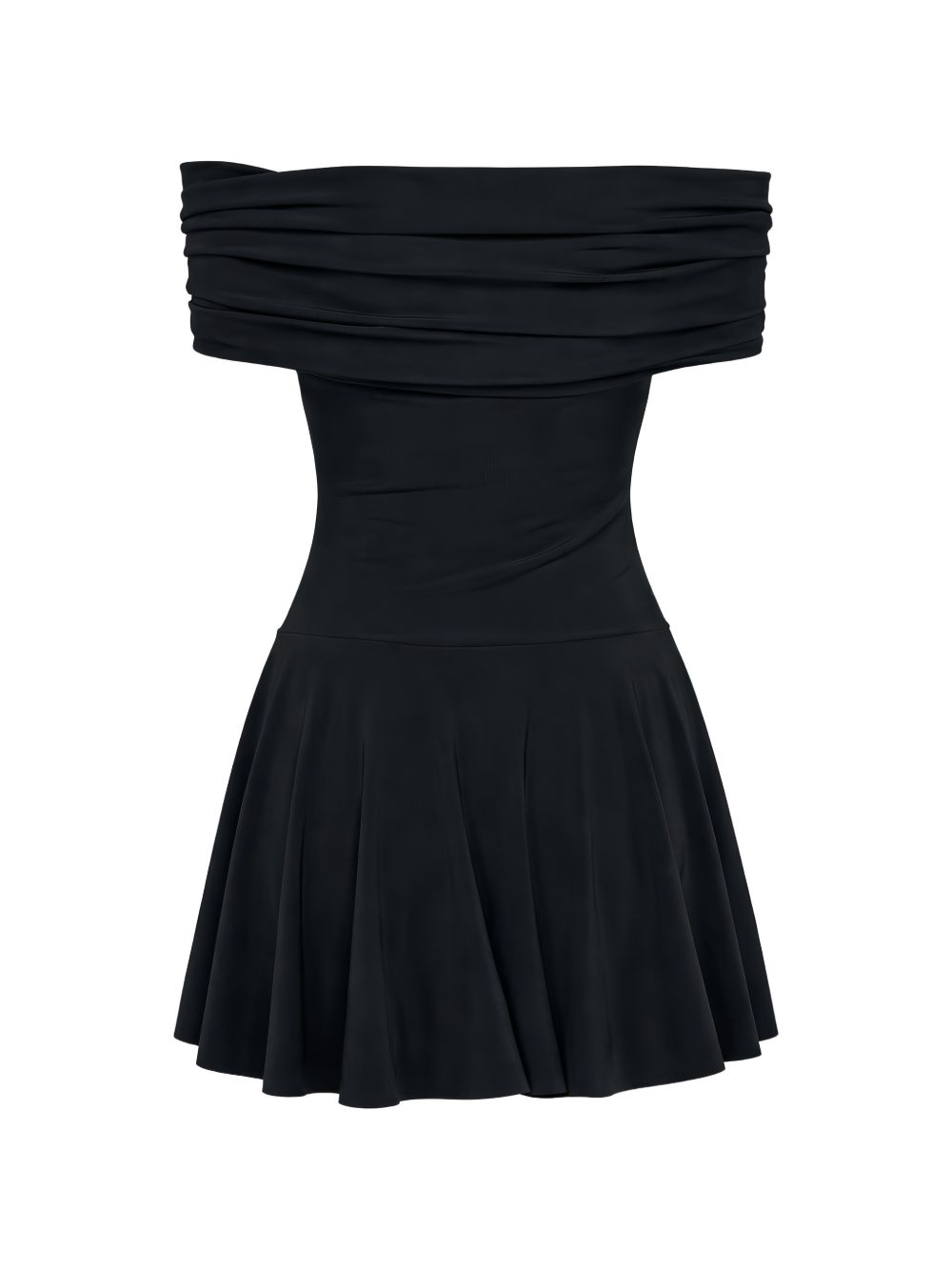 Abito con spalle scoperte in nero Norma kamali - donna 