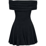 Abito con spalle scoperte in nero Norma kamali - donna 
