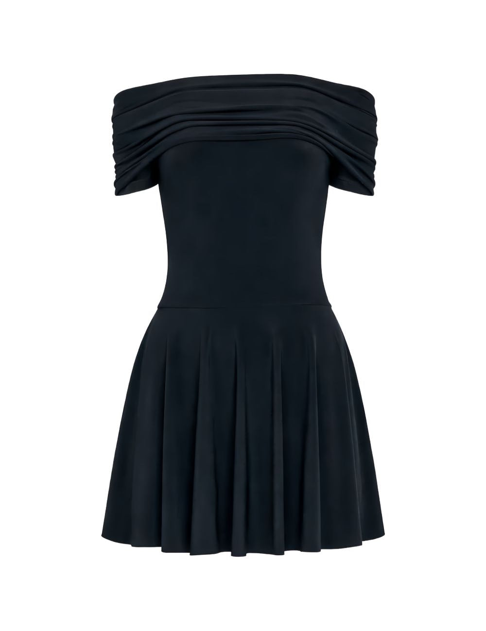 Abito con spalle scoperte in nero Norma kamali - donna 