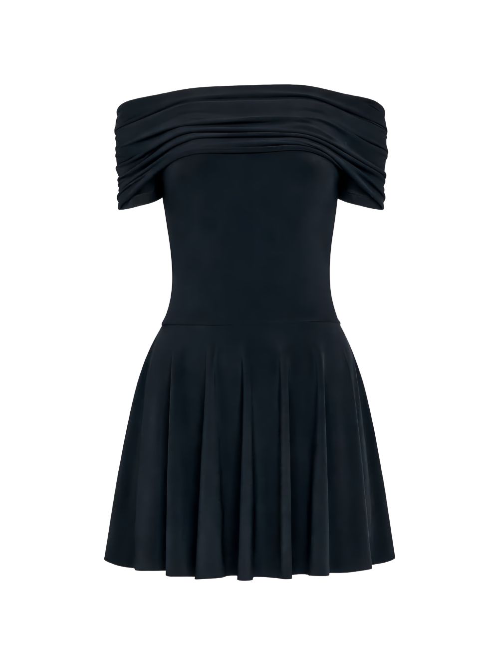 Abito con spalle scoperte in nero Norma kamali - donna 