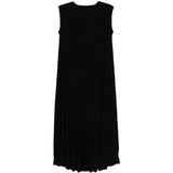 Abito midi senza maniche in nero Norma kamali - donna 