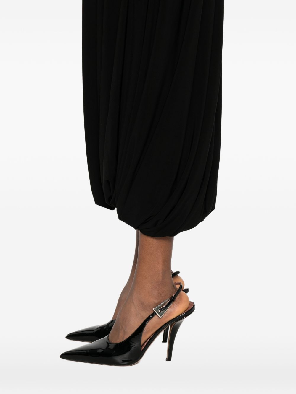 Abito midi senza maniche in nero Norma kamali - donna 
