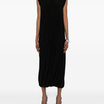 Abito midi senza maniche in nero Norma kamali - donna 