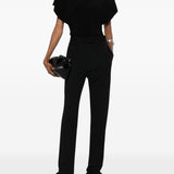 Camicetta drappeggiata in nero Norma kamali - donna 