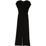 Tuta a maniche corte in nero Norma kamali - donna 