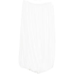 Gonna midi arricciata in bianco Norma kamali - donna 