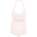 Costume da bagno intero con ruches Bill Mio in rosa Norma kamali - donna 