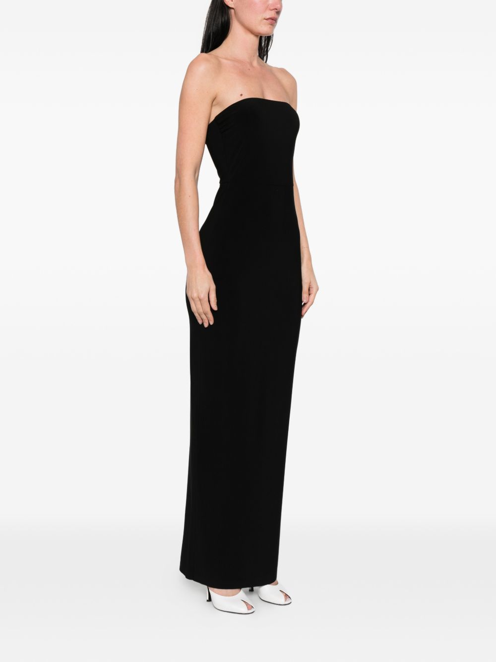 Abito maxi a tubino in nero Norma kamali - donna 