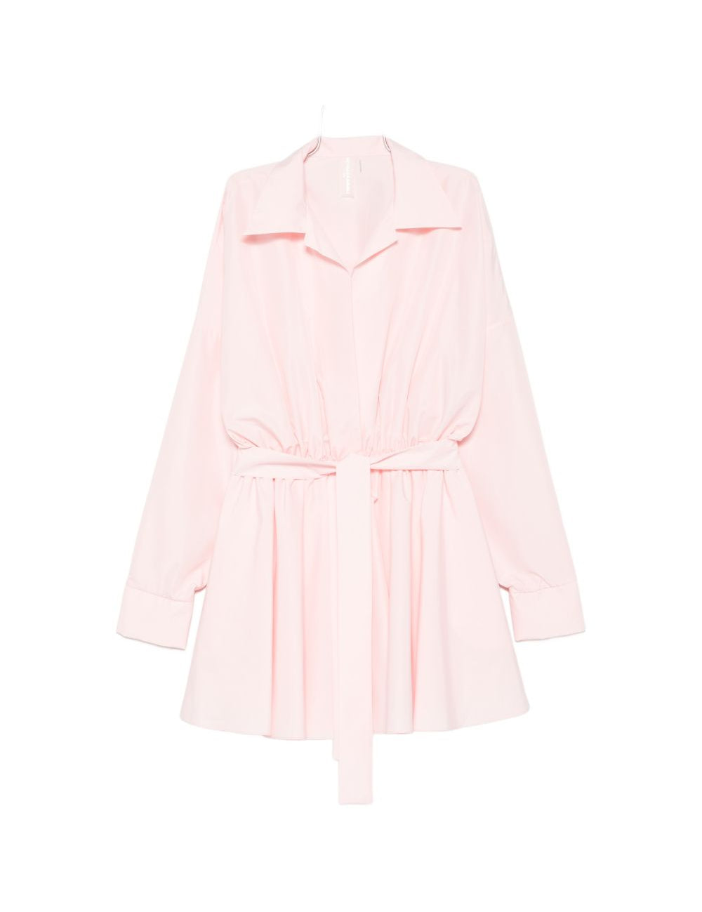 Mini abito svasato con cintura in rosa Norma kamali - donna 