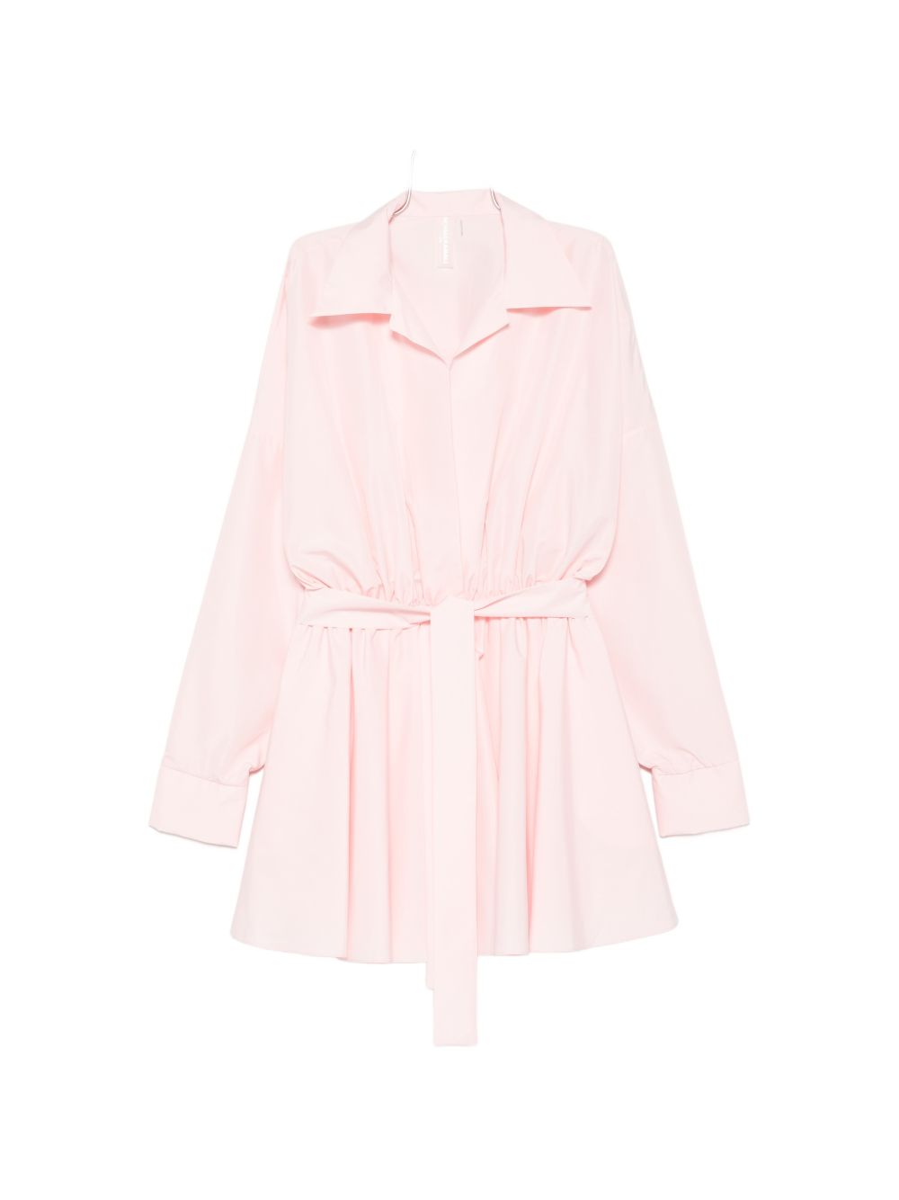 Mini abito svasato con cintura in rosa Norma kamali - donna 