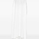 Abito lungo oversize a camicia in bianco NORMA KAMALI - donna 