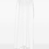 Abito lungo oversize a camicia in bianco NORMA KAMALI - donna 