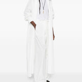 Abito lungo oversize a camicia in bianco NORMA KAMALI - donna 