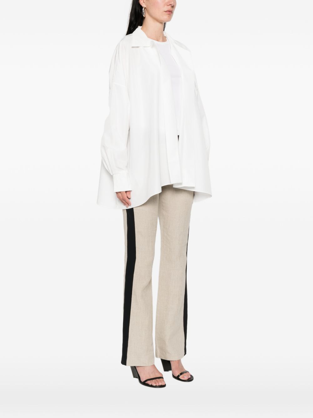 Camicia classica in bianco Norma Kamali - donna 