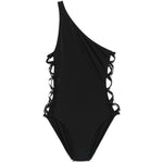 Costume da bagno monospalla in nero Norma kamali - donna 