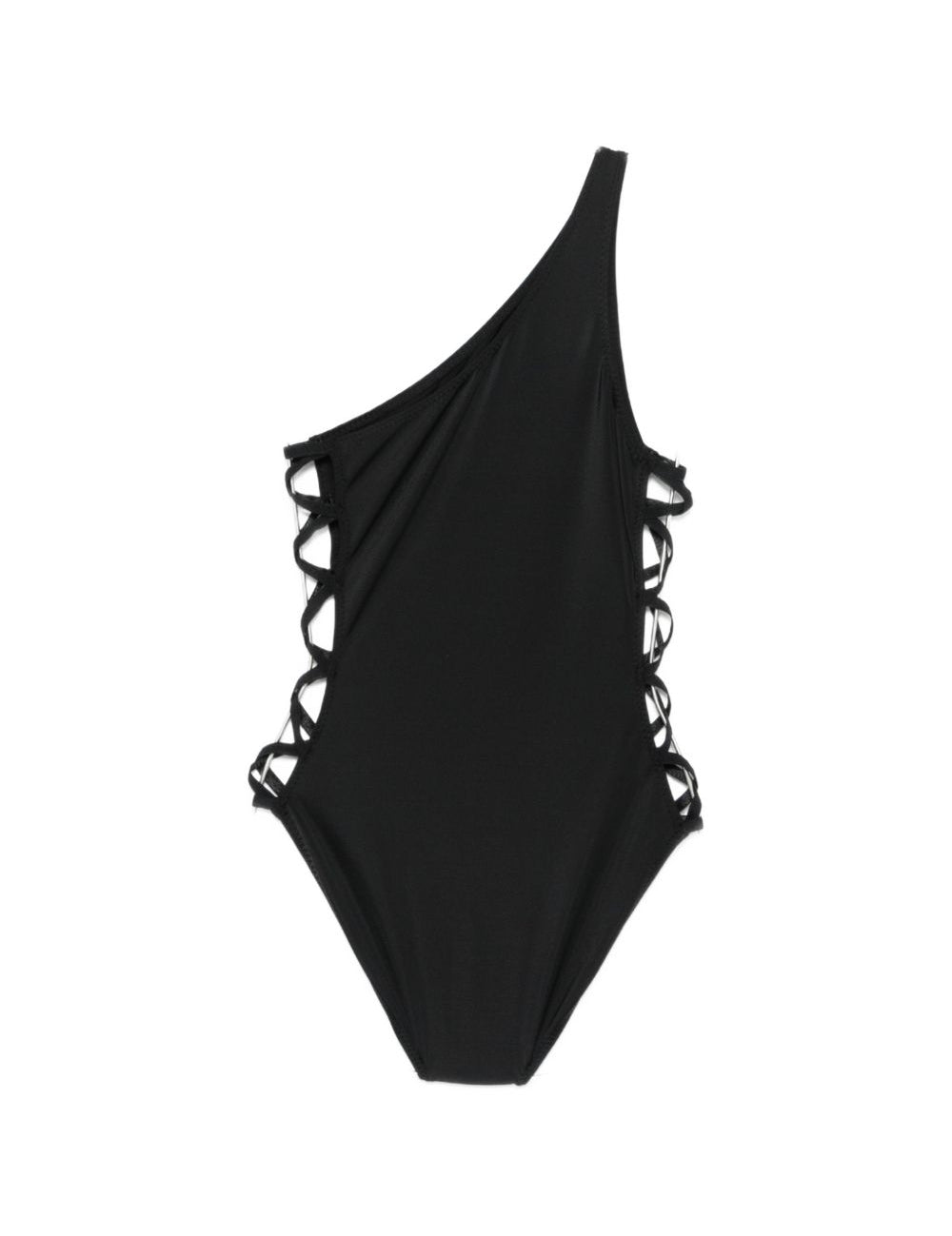 Costume da bagno monospalla in nero Norma kamali - donna 