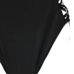 Costume da bagno monospalla in nero Norma kamali - donna 