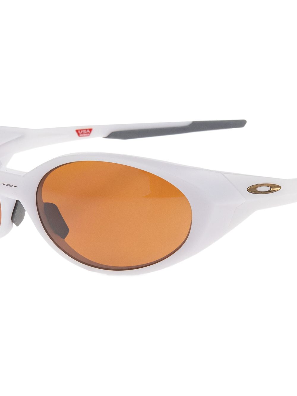 Occhiali da sole ovali in argento Oakley - unisex 