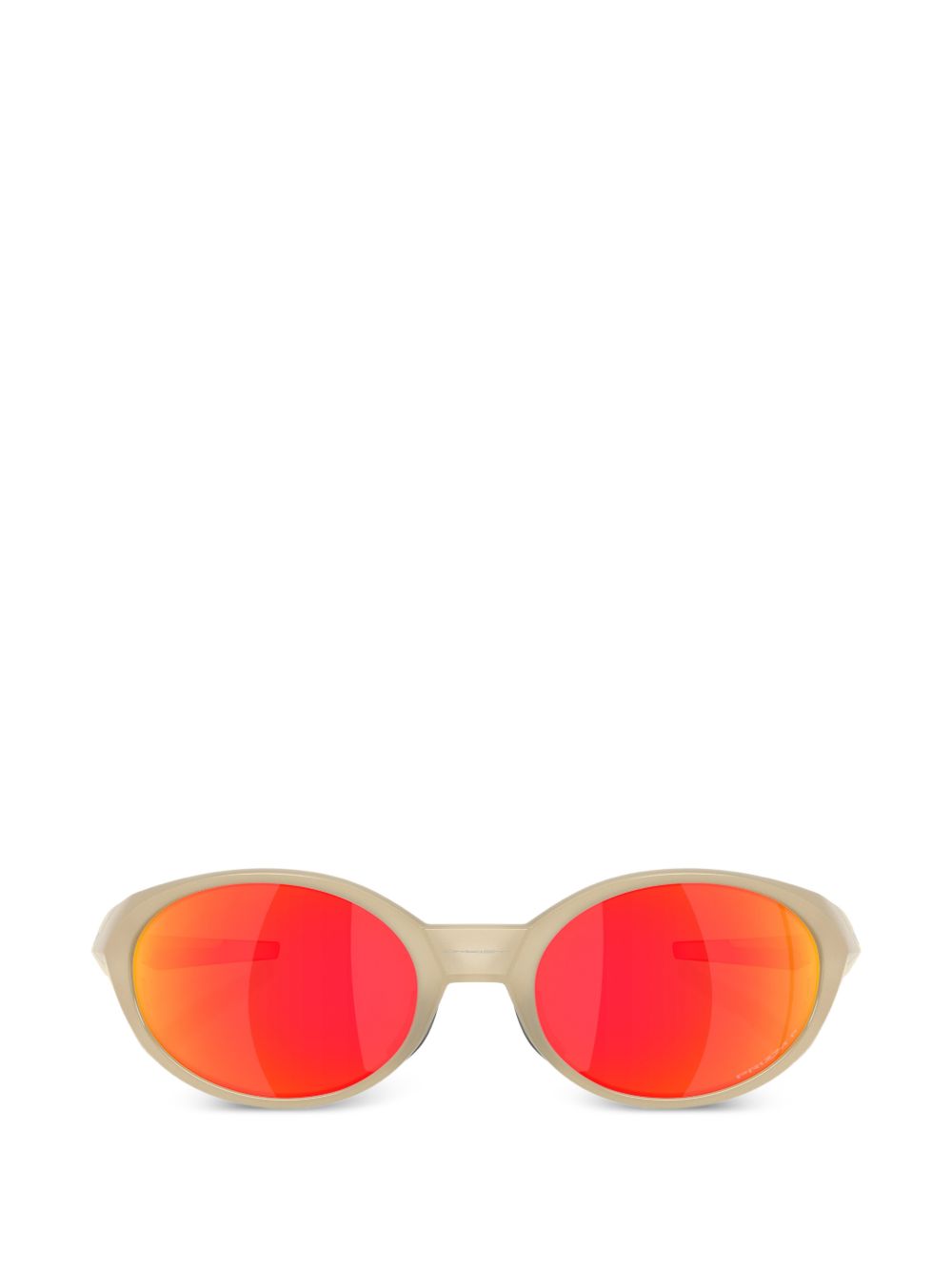 occhiali da sole ovali con lente rossa oakley - unisex 