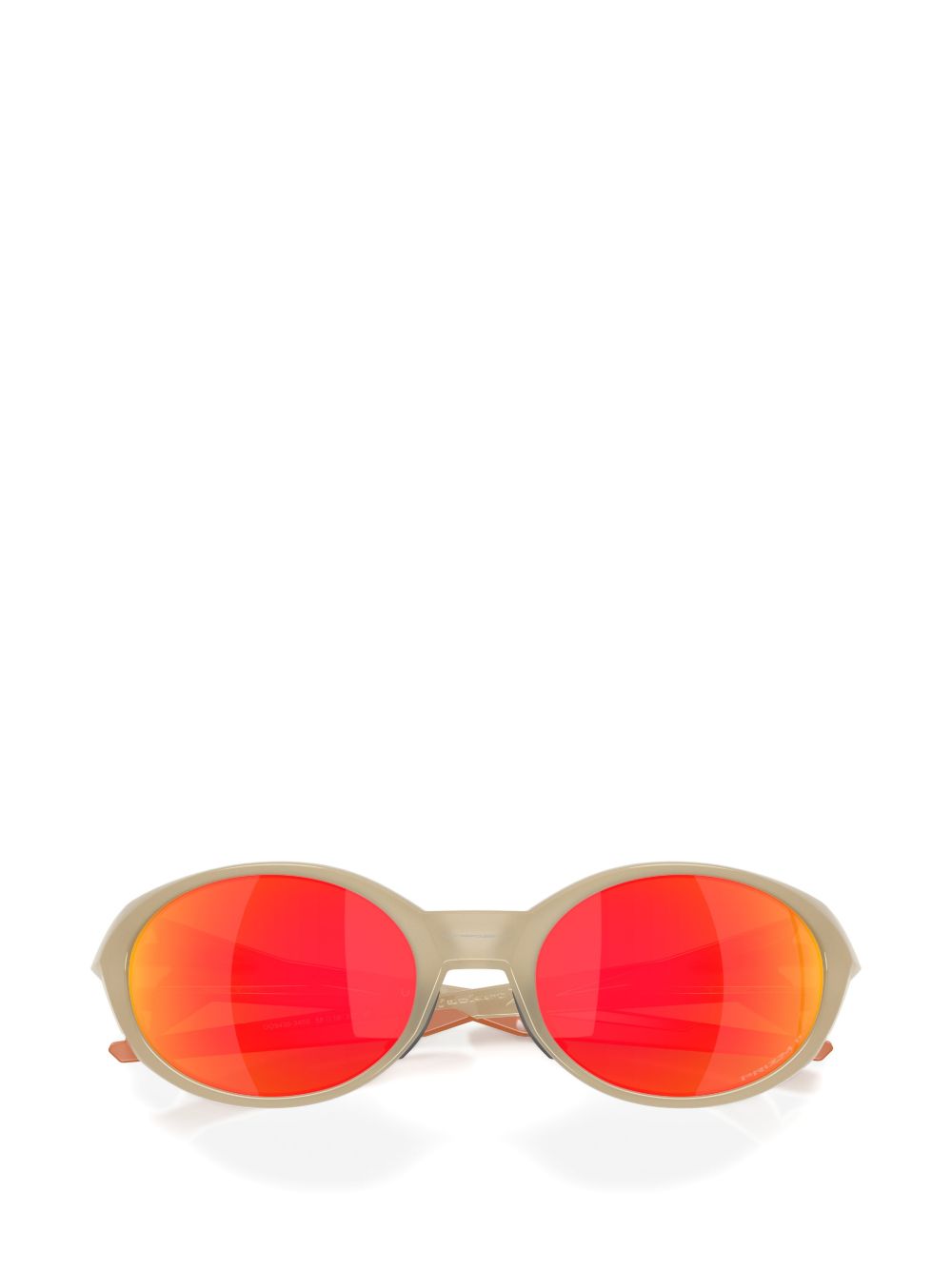 occhiali da sole ovali con lente rossa oakley - unisex 