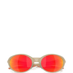 occhiali da sole ovali con lente rossa oakley - unisex 