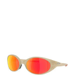 occhiali da sole ovali con lente rossa oakley - unisex 