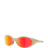 occhiali da sole ovali con lente rossa oakley - unisex 
