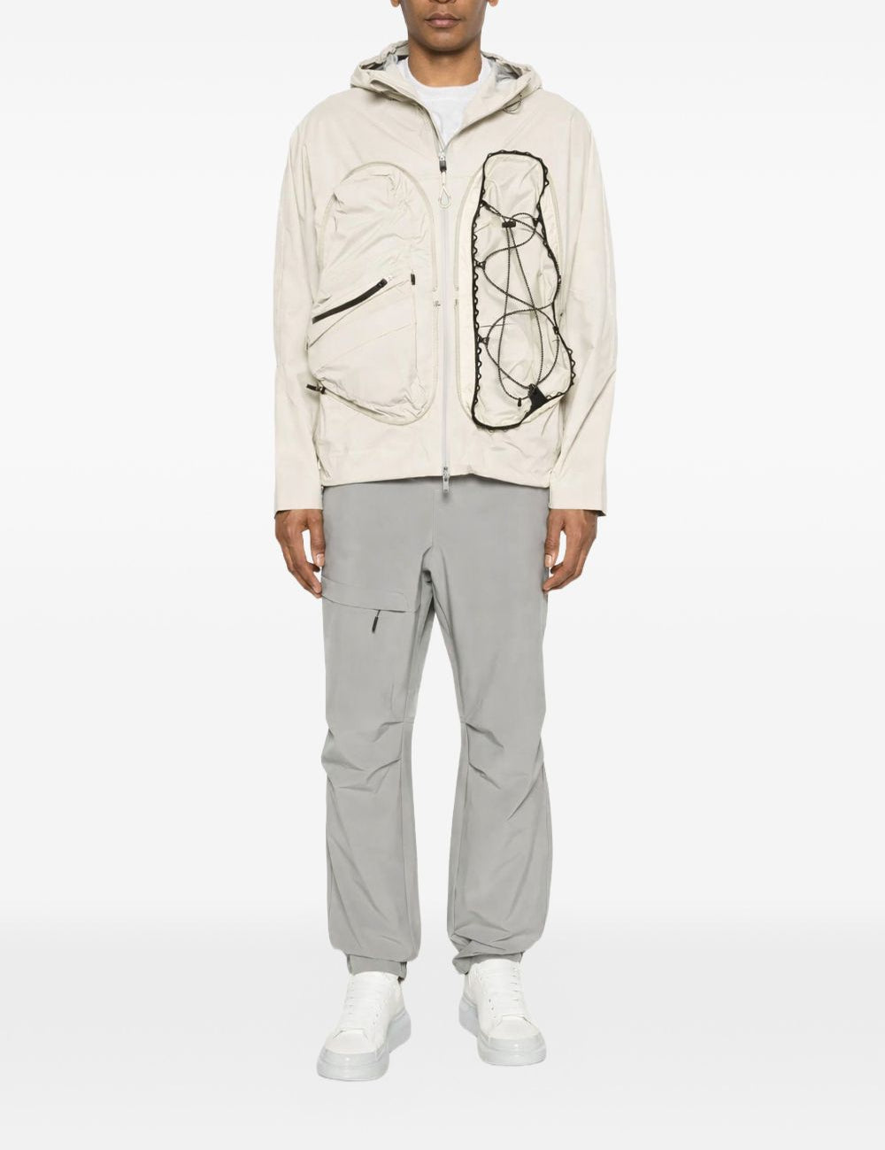Giacca con cappuccio latitude veil in beige Oakley - uomo 