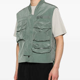 Gilet con tasca con zip in verde Oakley - uomo 