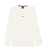 Felpa girocollo con logo in bianco Oakley - uomo 