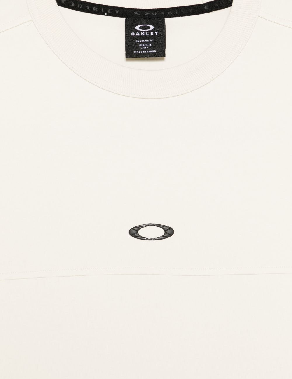 Felpa girocollo con logo in bianco Oakley - uomo 